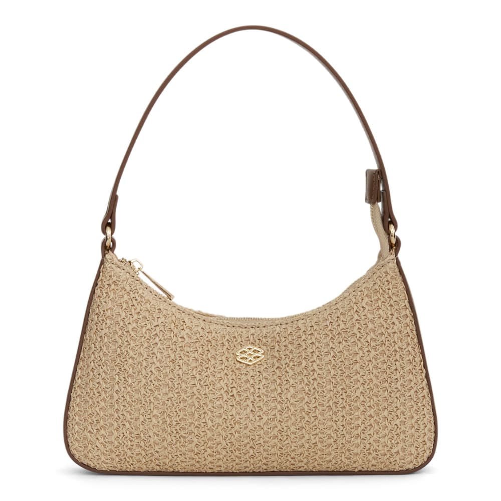 Nicole Bag in Nude/tan Raffia Raffia
