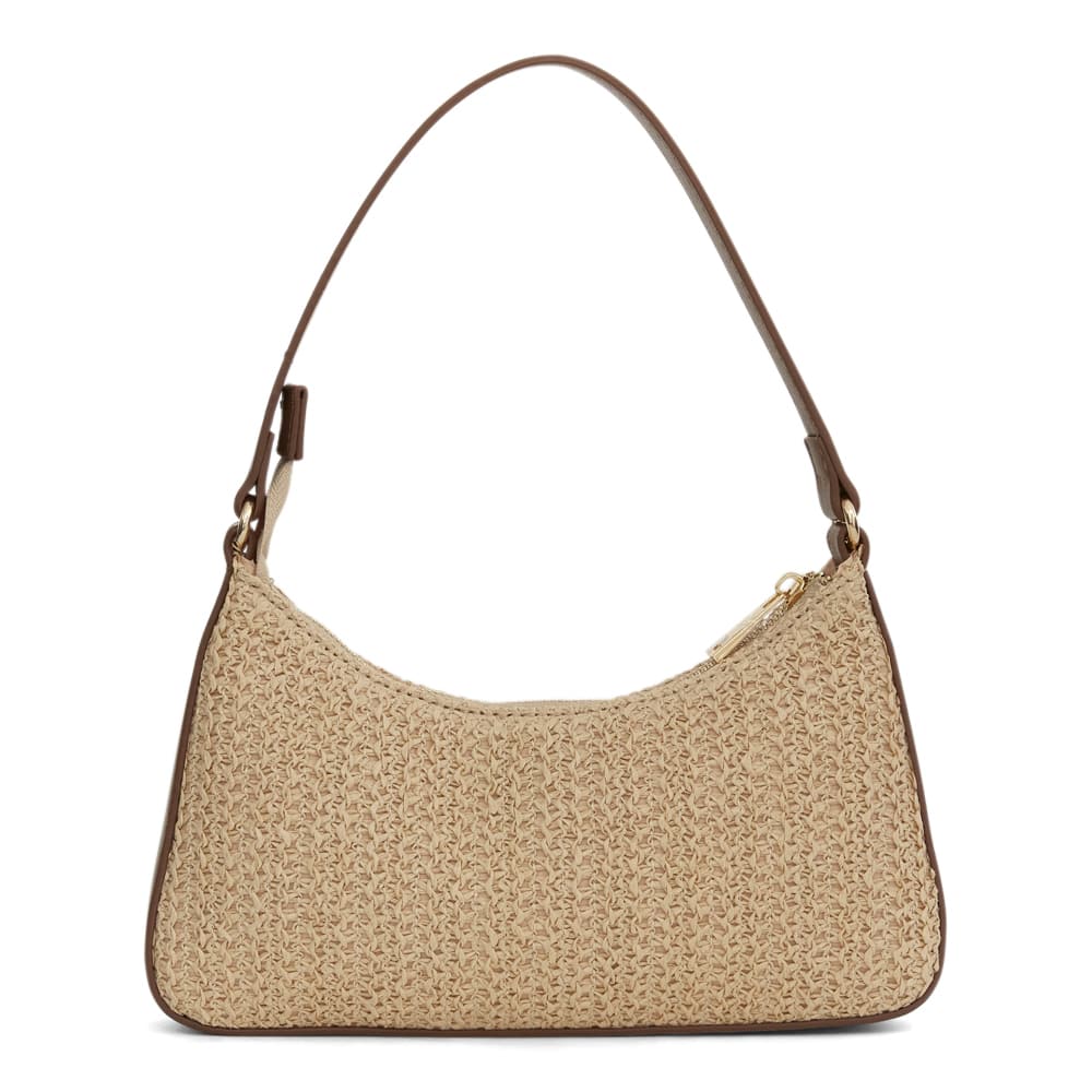 Nicole Bag in Nude/tan Raffia Raffia