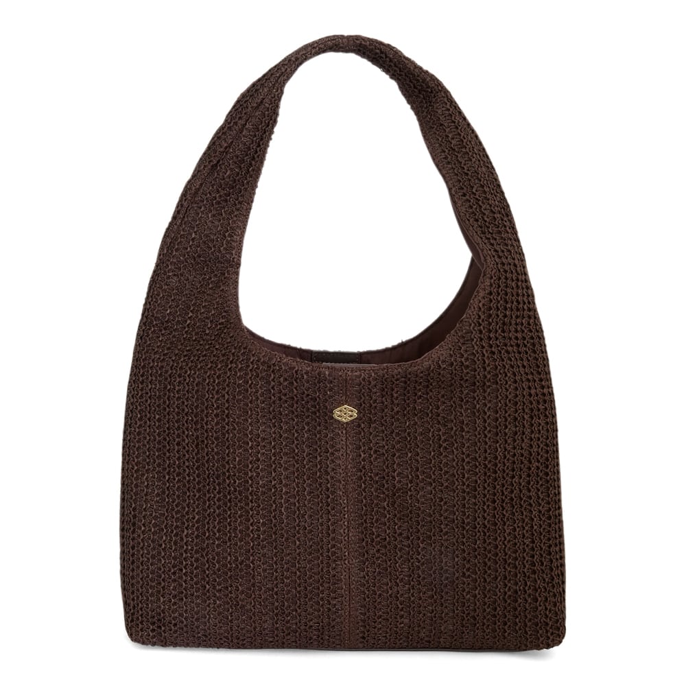 Nimble Bag in Chocolate Raffia Raffia