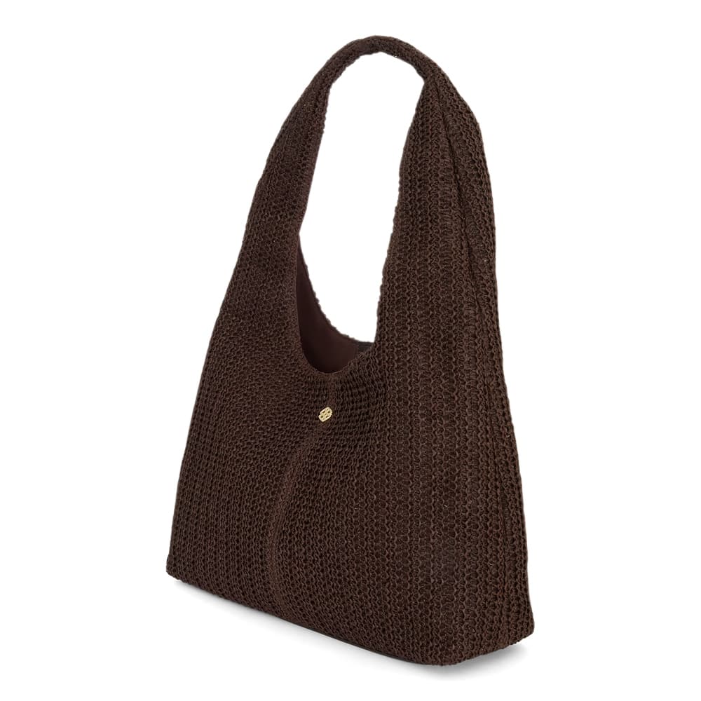 Nimble Bag in Chocolate Raffia Raffia