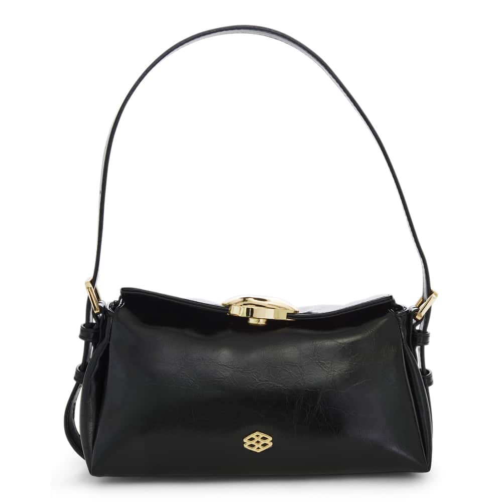 Nixie Bag in Black Crinkle