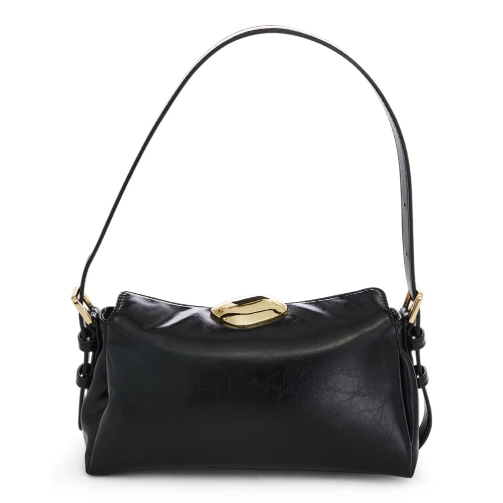 Nixie Bag in Black Crinkle