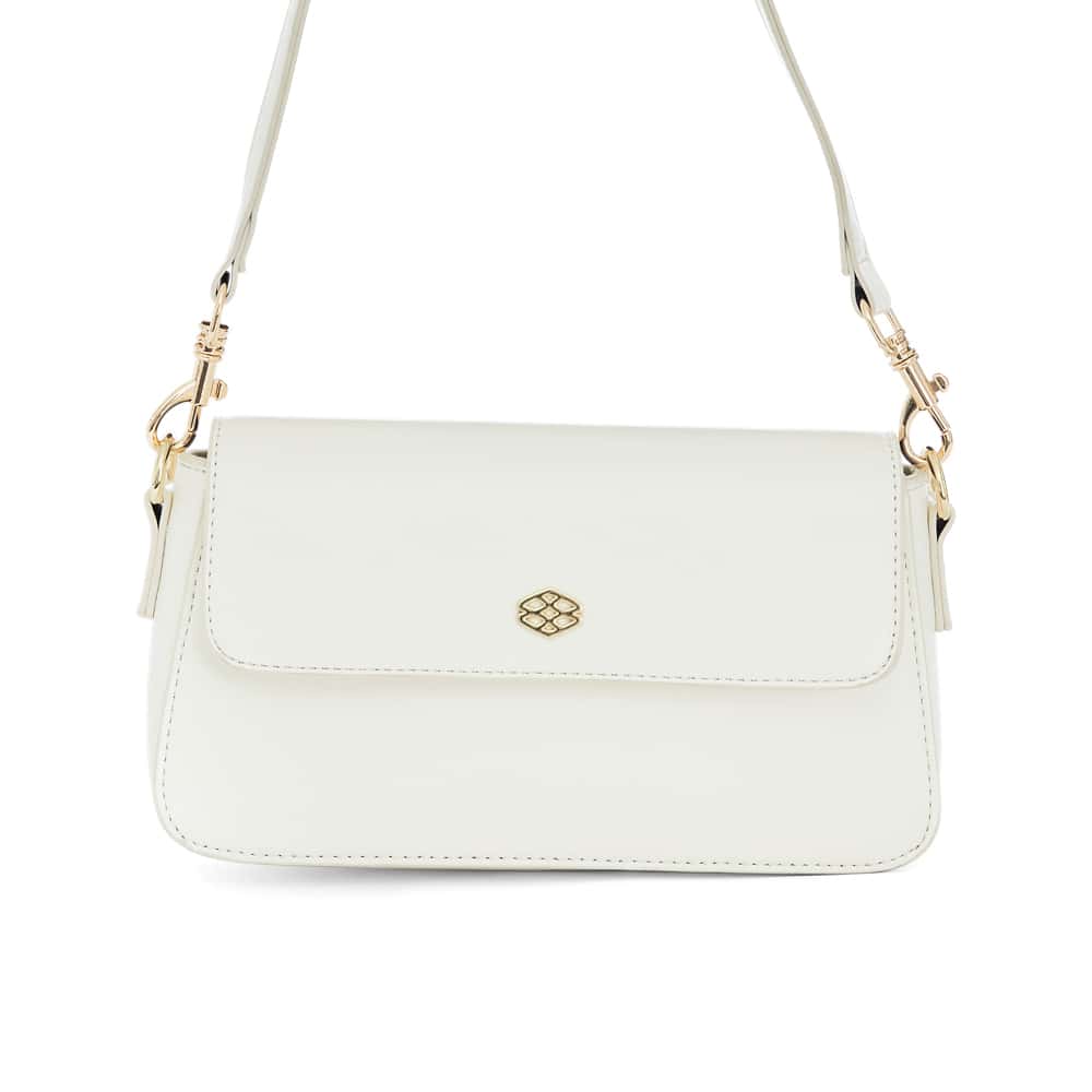 Nova Bag in White Smooth