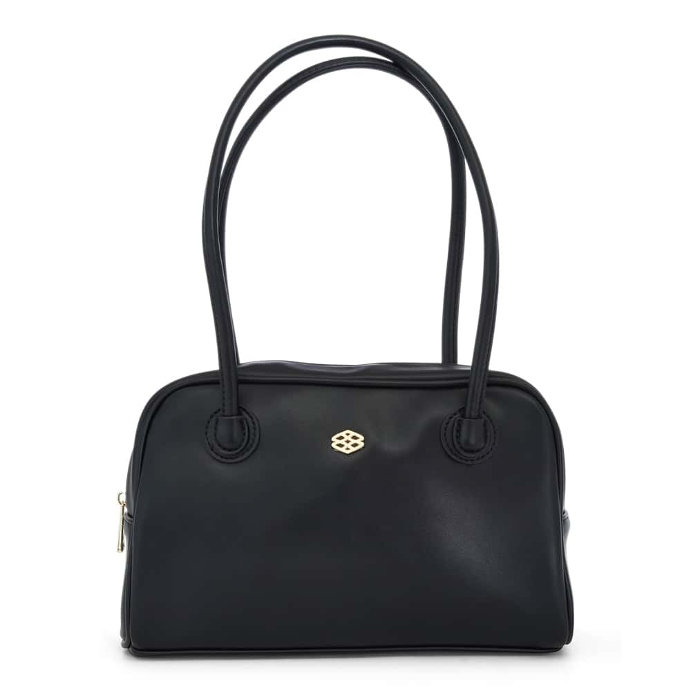 Nyra Bag in Black Smooth