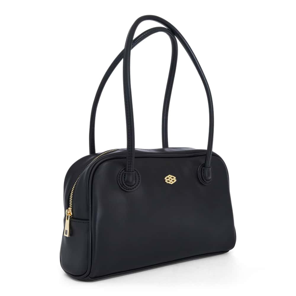Nyra Bag in Black Smooth