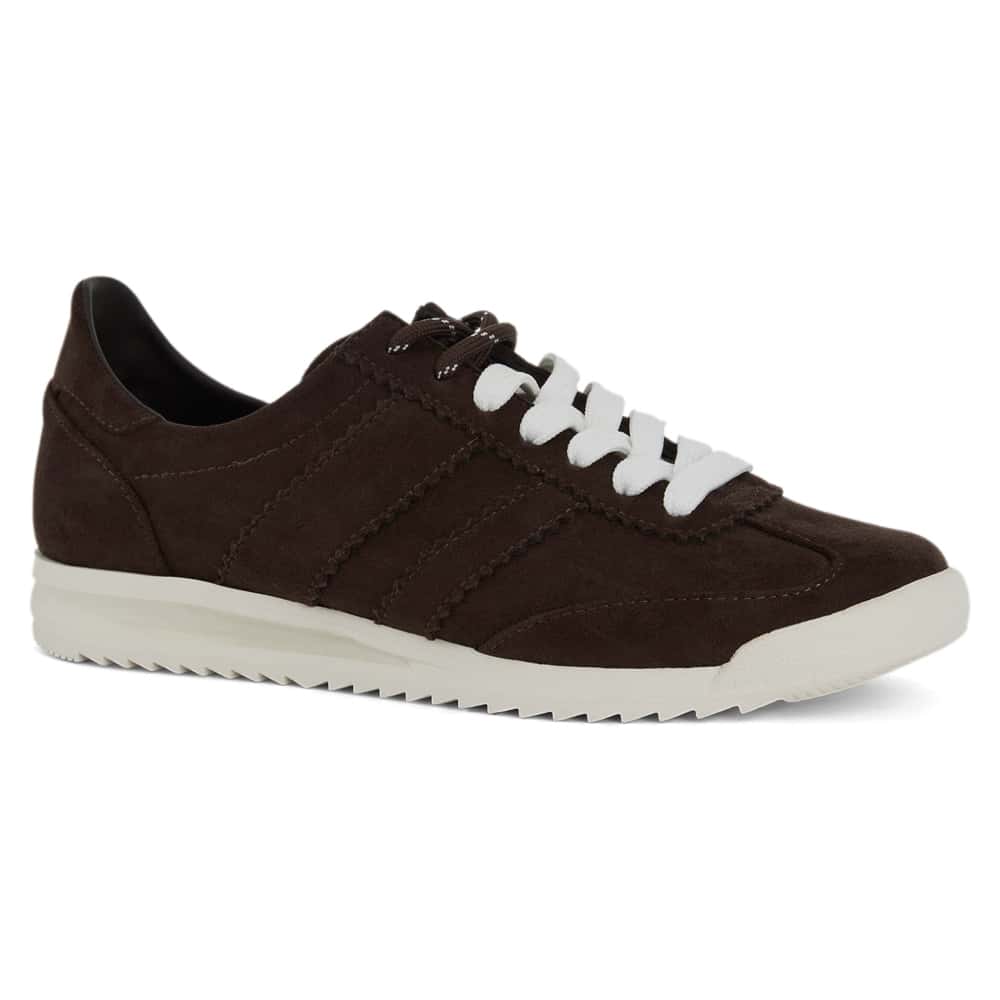 Overtime Sneaker in Chocolate  Micro