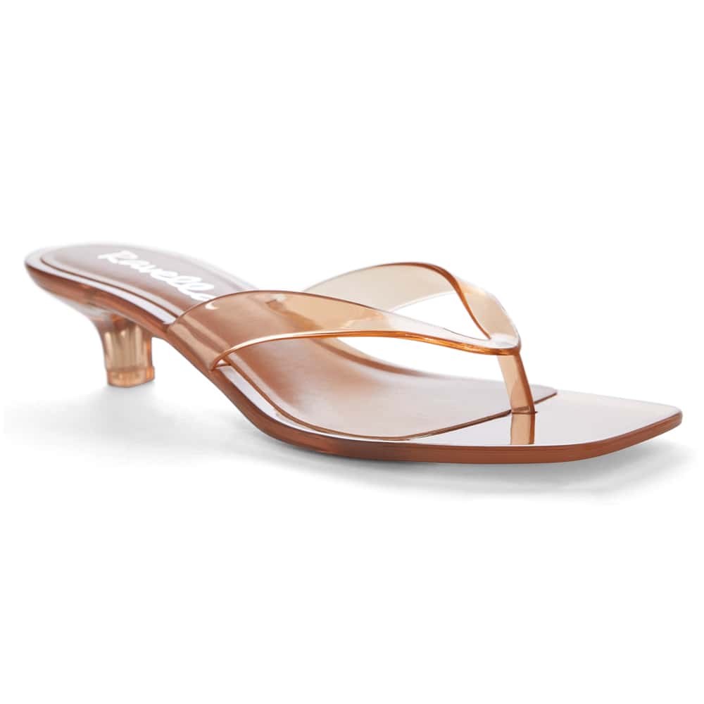 Pamela Thongs in Brown Jelly