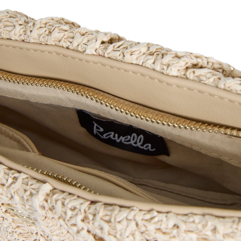 Pecan Bag in Natural Raffia Raffia