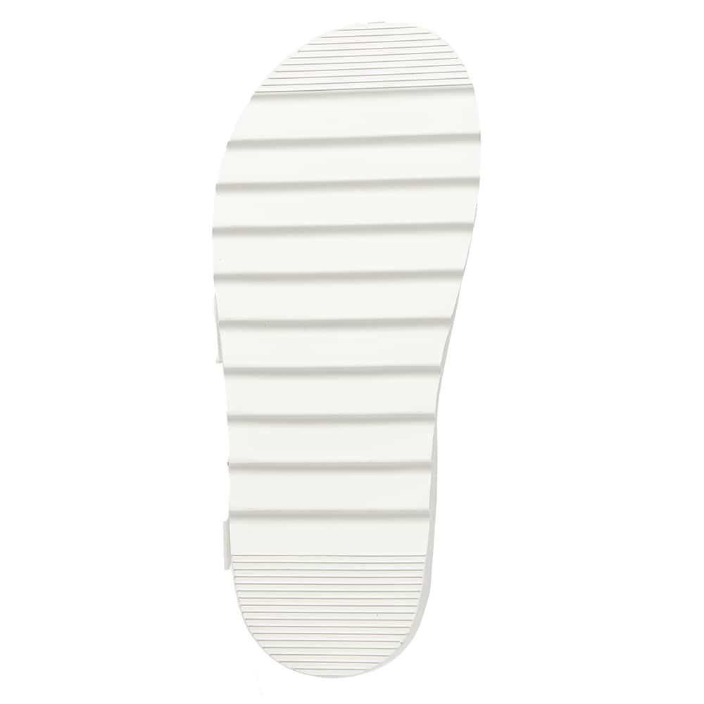 Phoebe Sandal in White Smooth