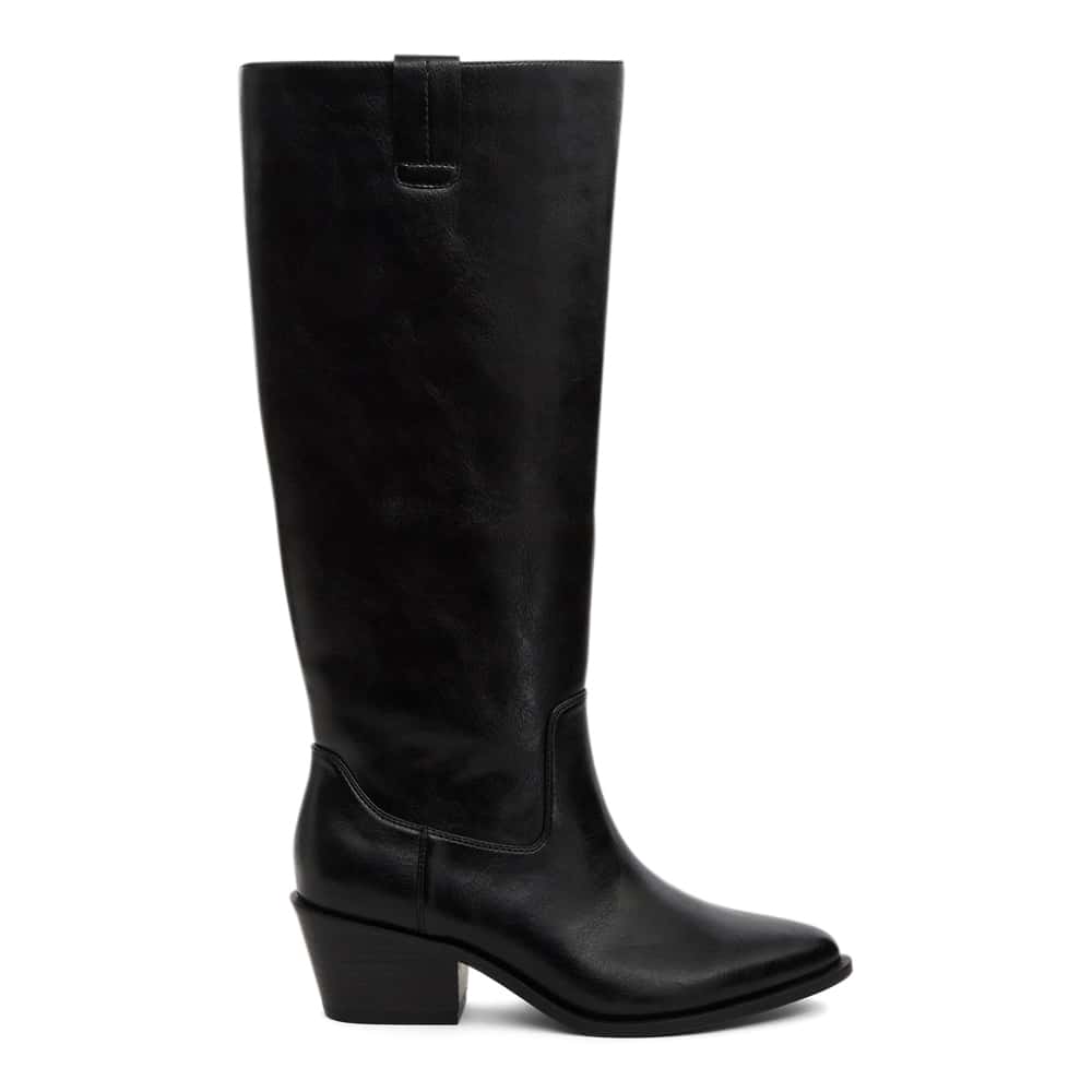 Phoenix Boot in Black Smooth