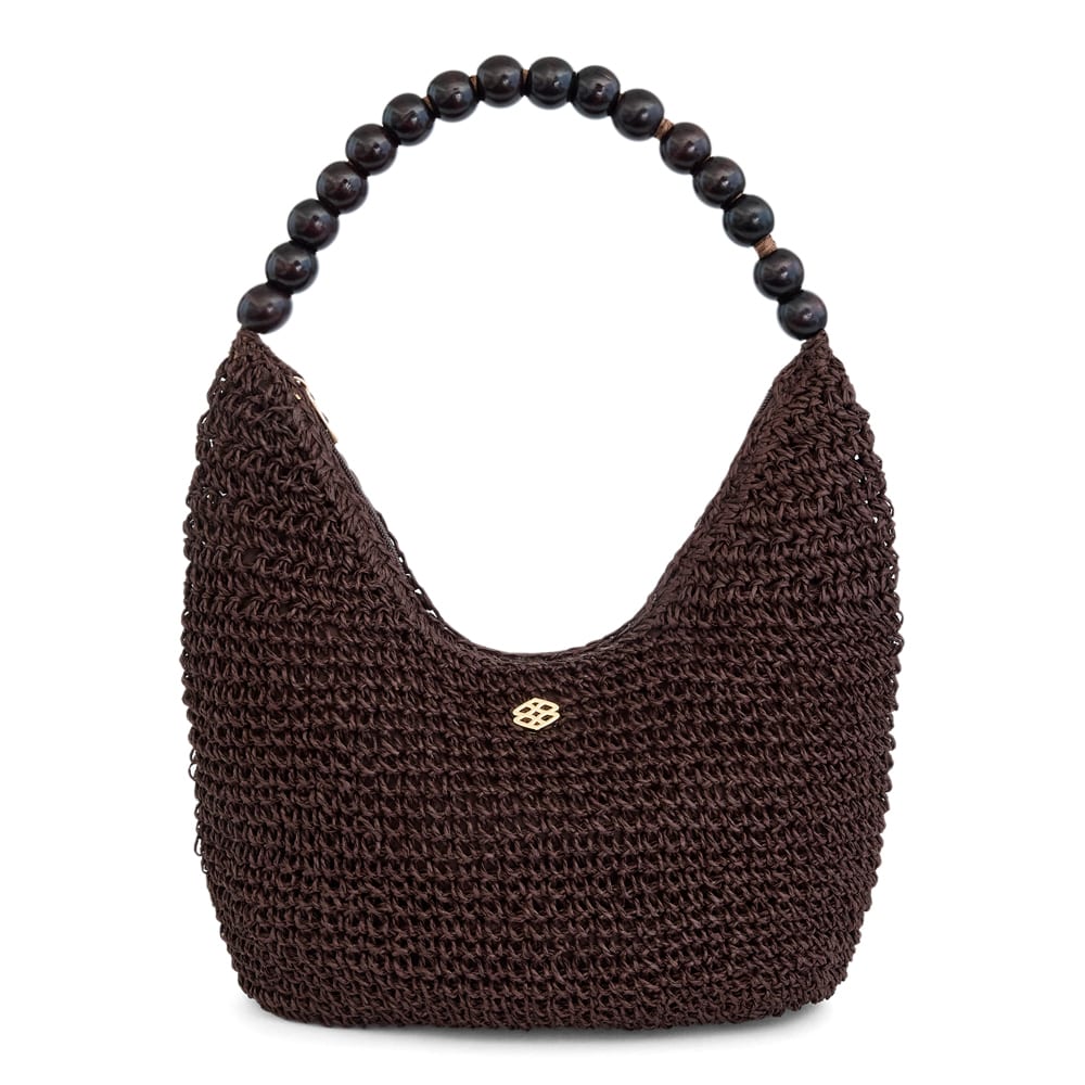 Piper Bag in Chocolate Raffia