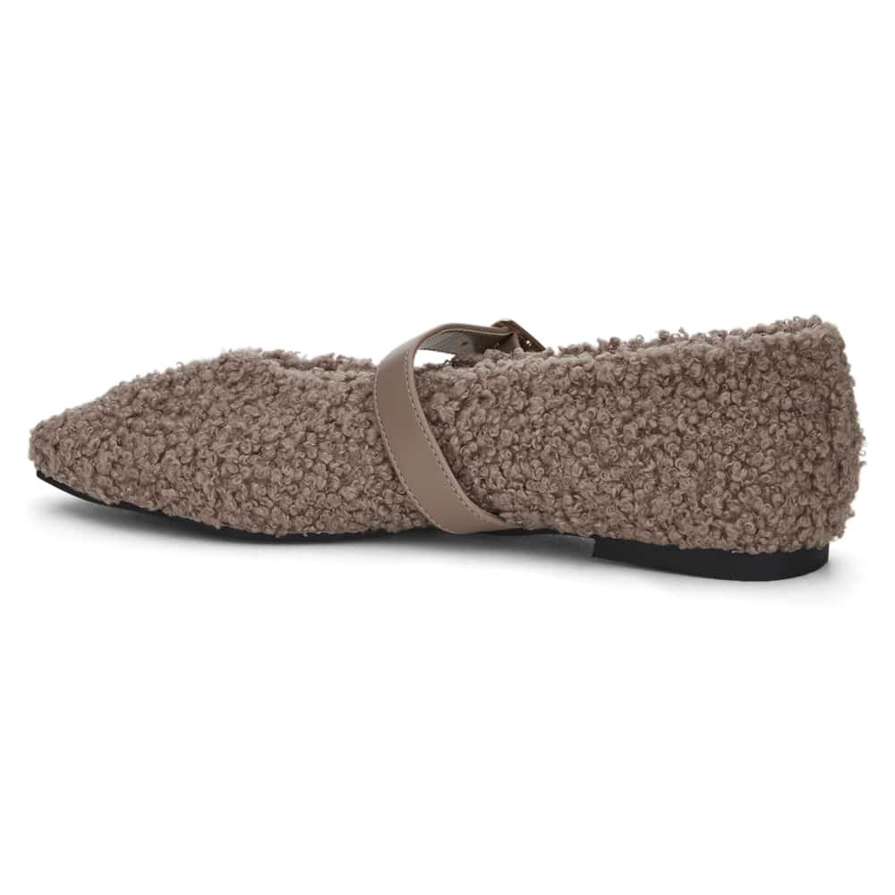 Plume Ballet Flat in Mocha