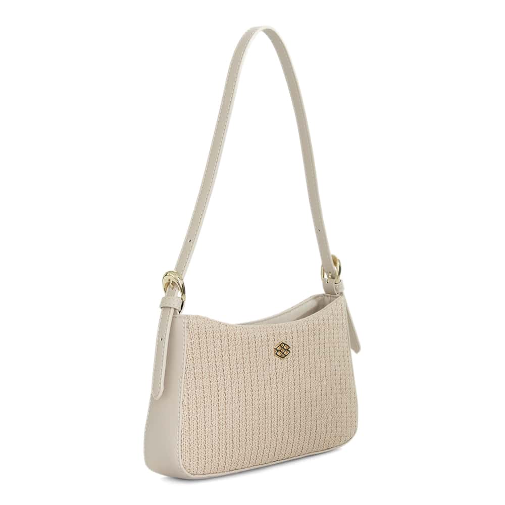 Poise Bag in Nude Raffia Raffia