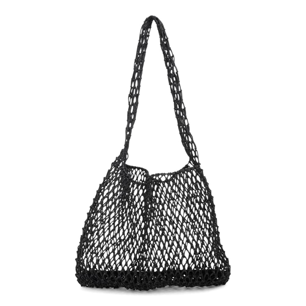 Polina Bag in Black Crochet