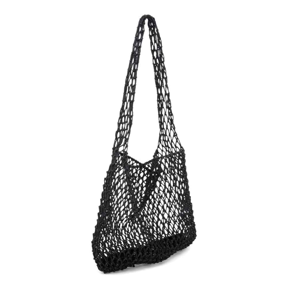 Polina Bag in Black Crochet