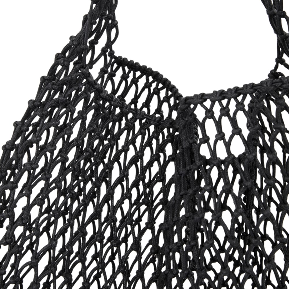 Polina Bag in Black Crochet