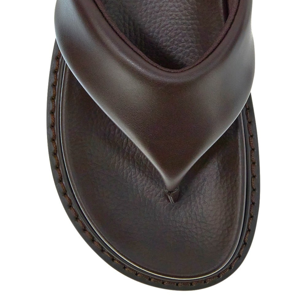 Pollini Wedge in Chocolate Smooth