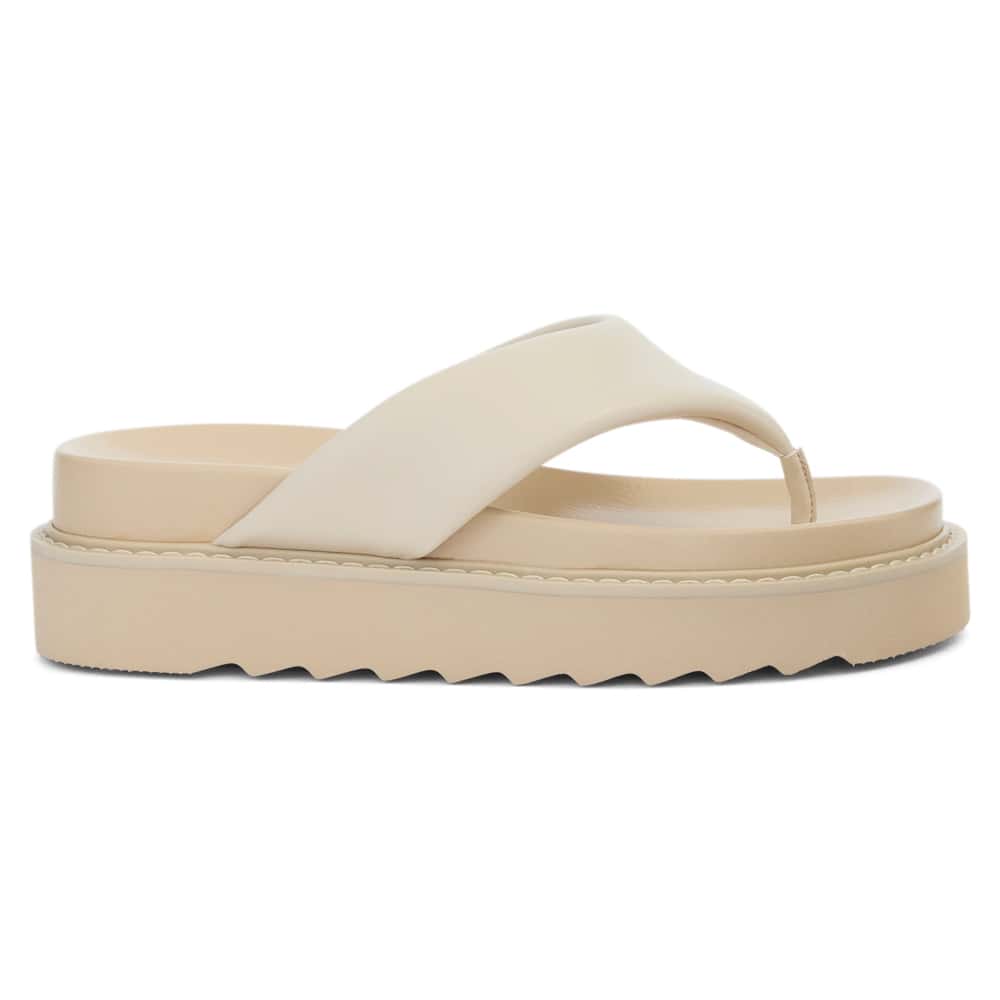 Pollini Wedge in Nude Smooth