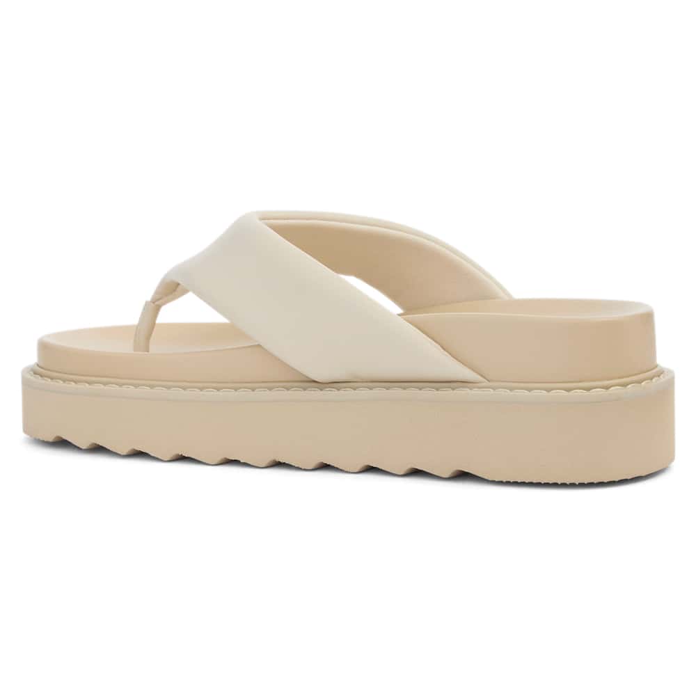 Pollini Wedge in Nude Smooth