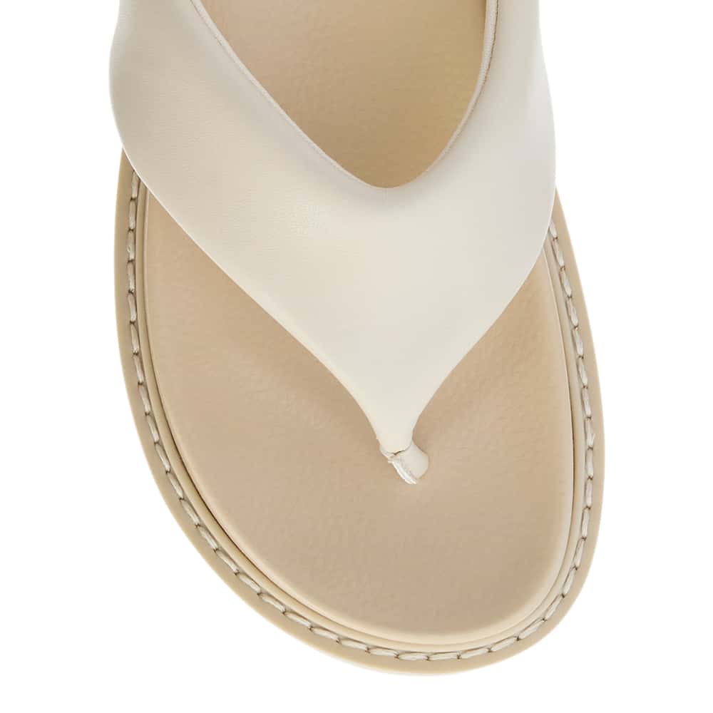 Pollini Wedge in Nude Smooth
