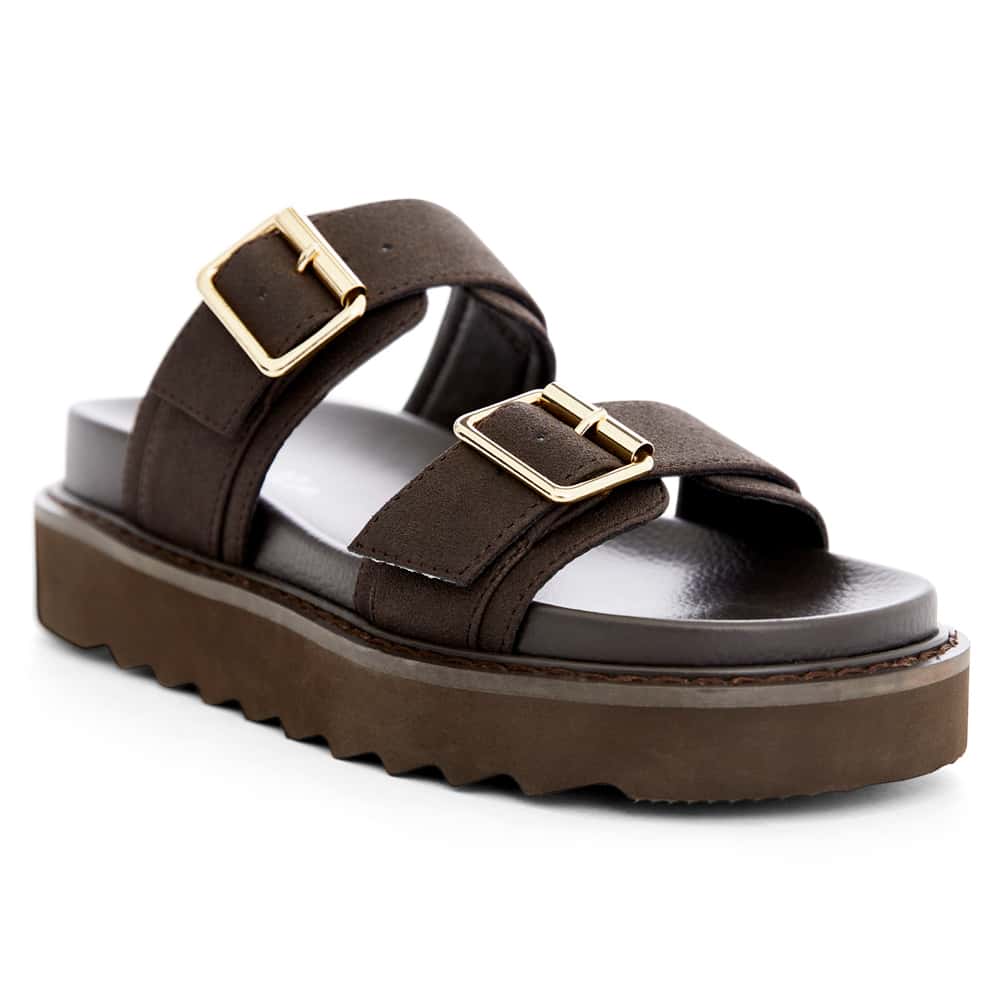 Poppy Slide in Chocolate Micro