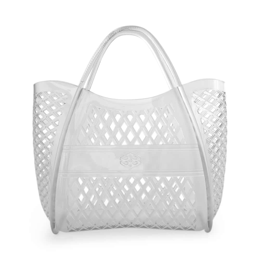 Posh Handbag in Clear Jelly Gel
