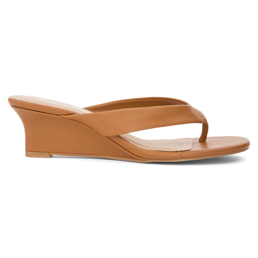 Quinn Heel in Tan Smooth