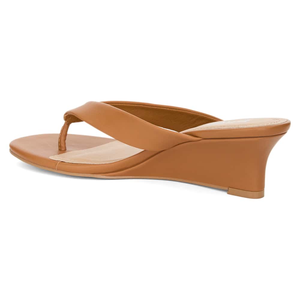 Quinn Heel in Tan Smooth