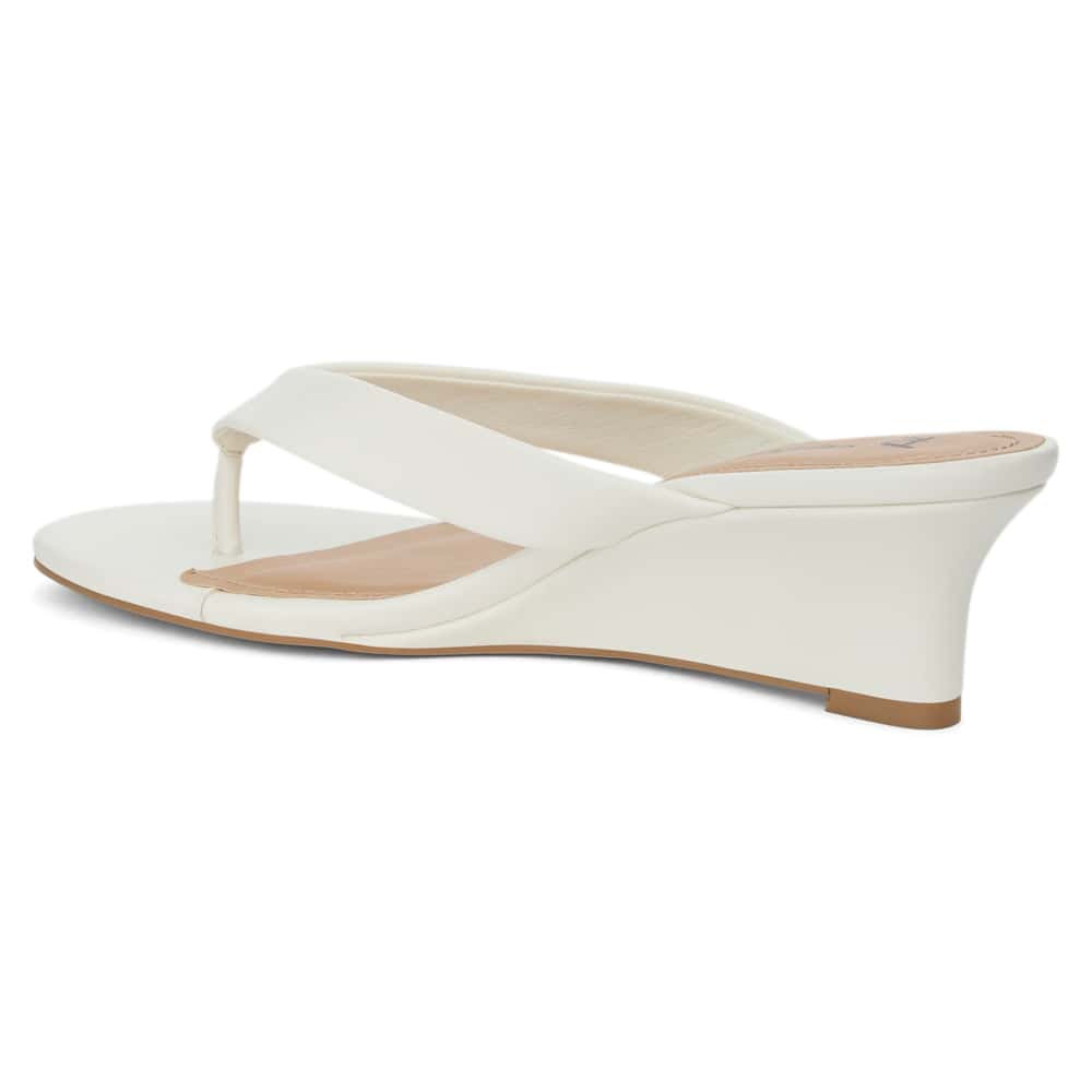 Quinn Heel in White Smooth