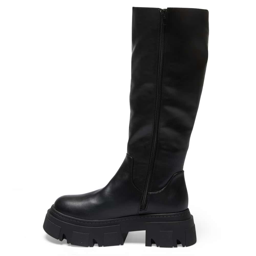 Rapture Boot in Black Smooth