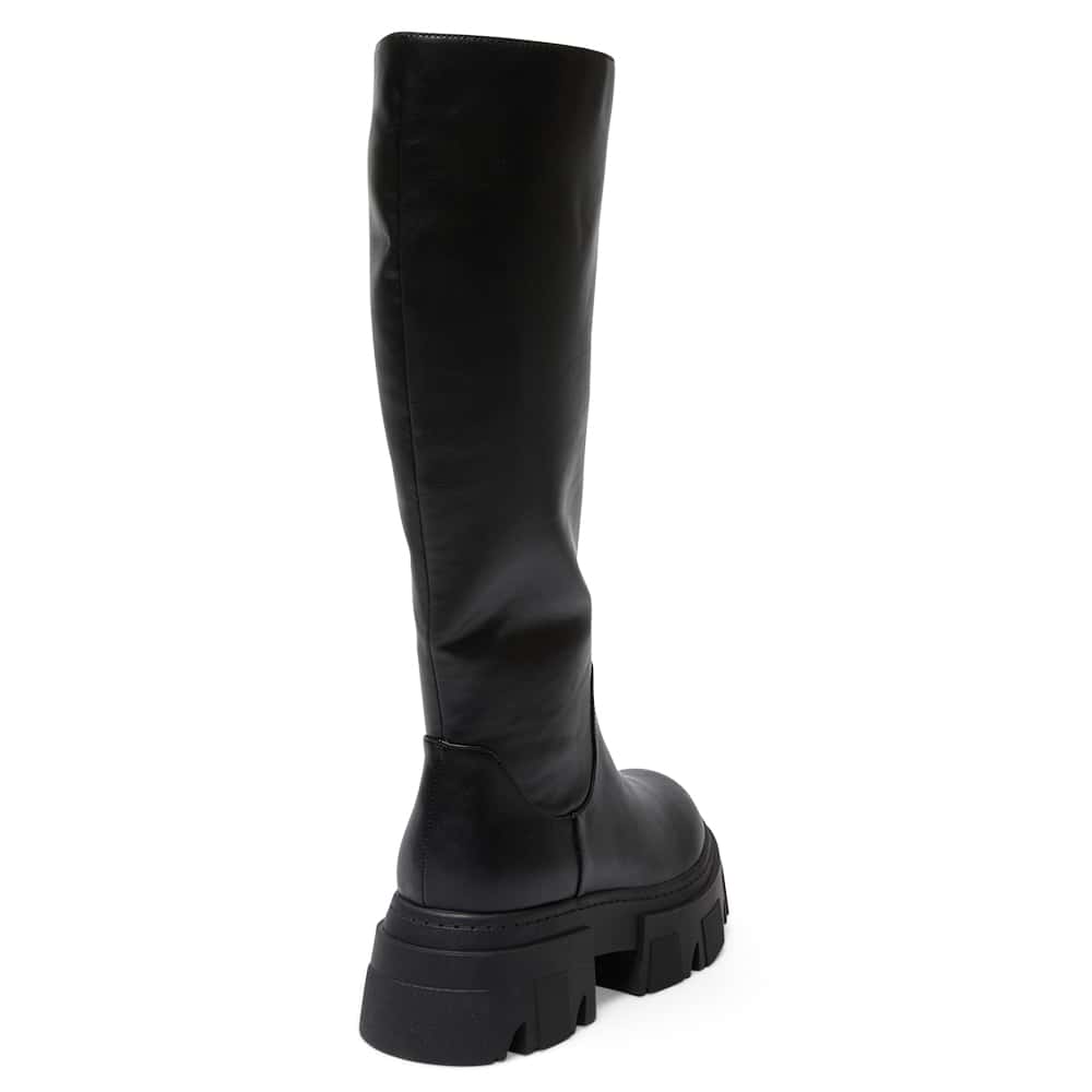 Rapture Boot in Black Smooth