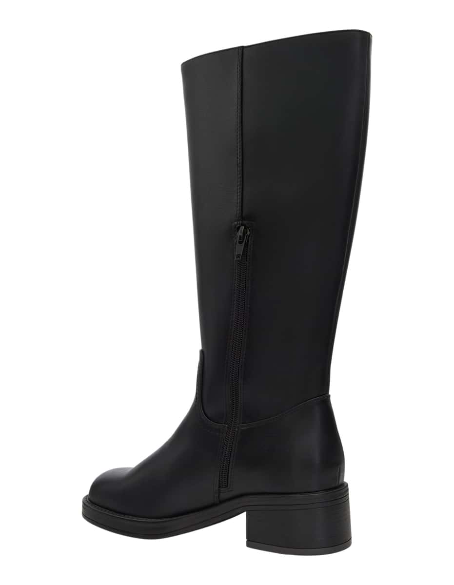 Rebel Boot in Black Smooth