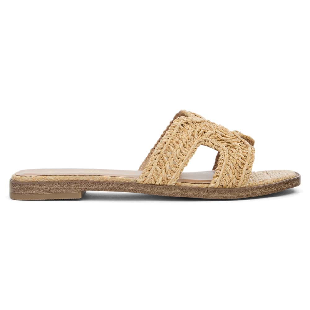 Reema Sandal in Natural Raffia Raffia