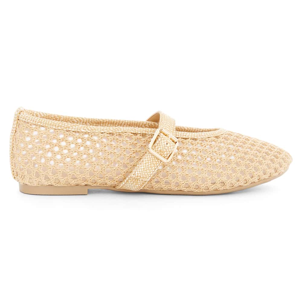 Renn Ballet Flat in Natural  Mesh