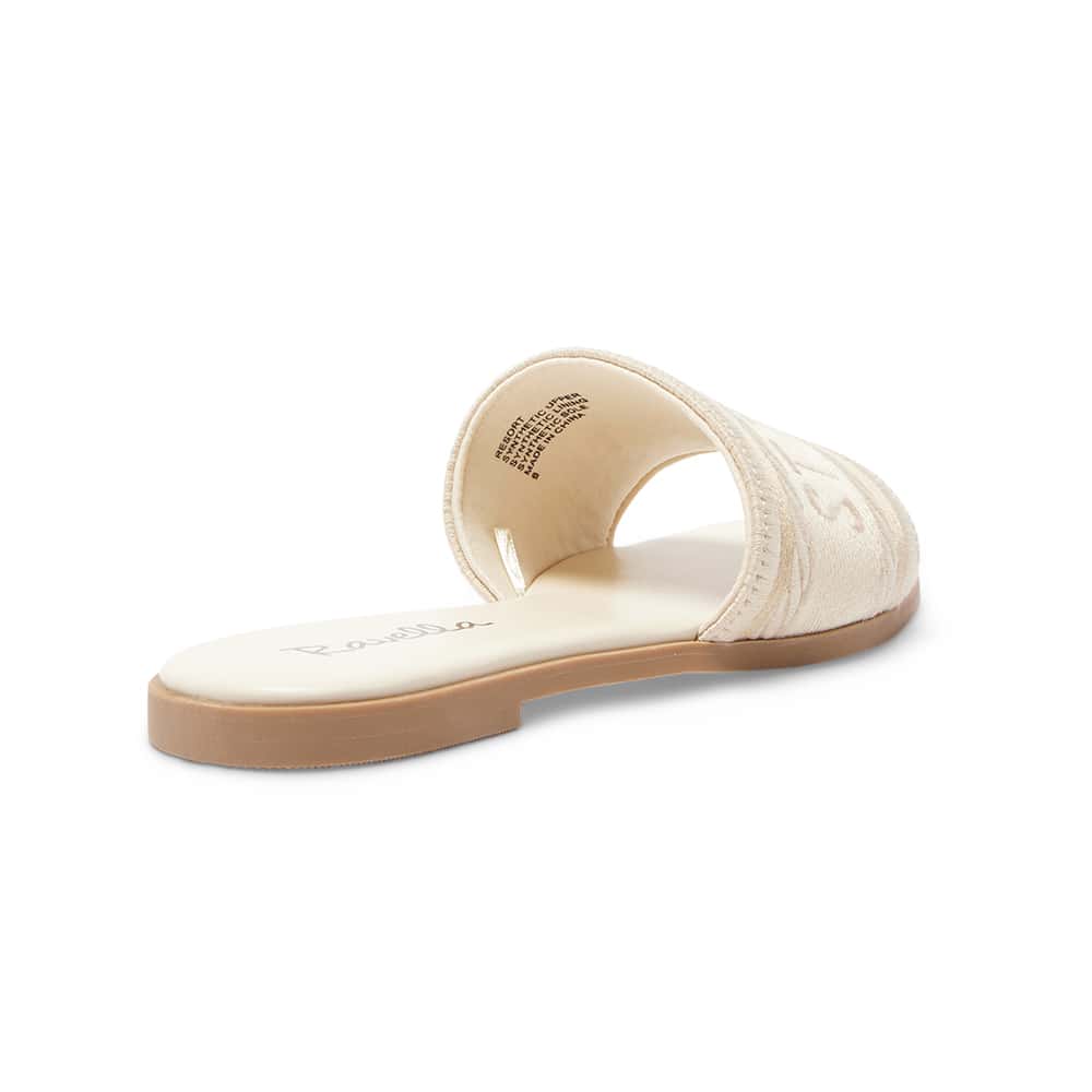 Resort Slide in Ivory Multi