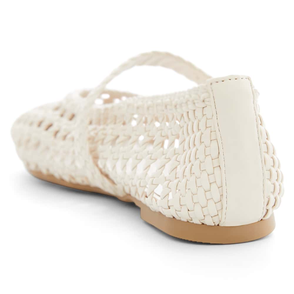 Retro Flat in Ivory Weave