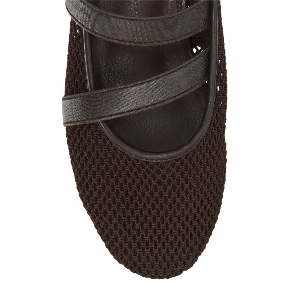 Rexa Ballet Flat in Chocolate  Mesh
