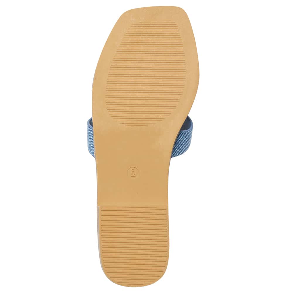 Rhodes Slide in Denim