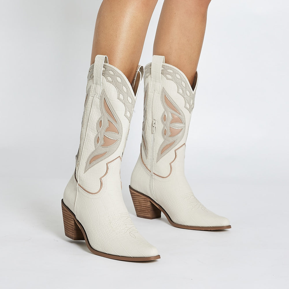 Rodeo Boot in Bone