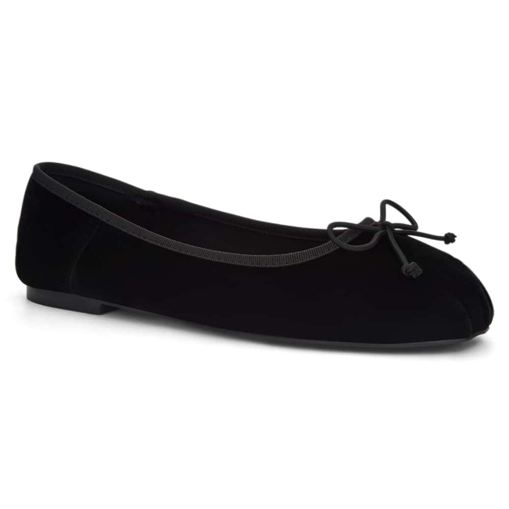 Ruby Ballet Flat in Black