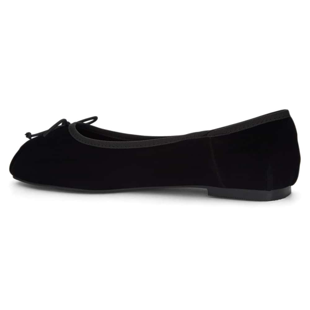 Ruby Ballet Flat in Black