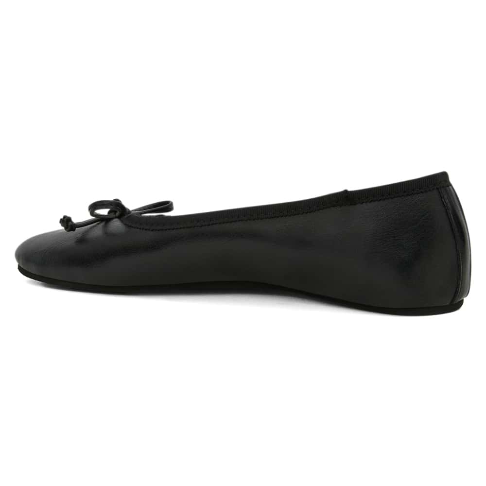 Samantha Ballet Flat in Black
