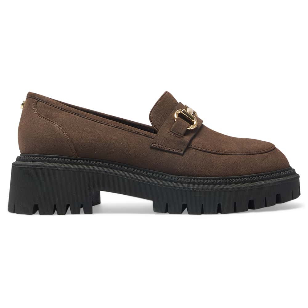Samuel Loafer in Chocolate Micro
