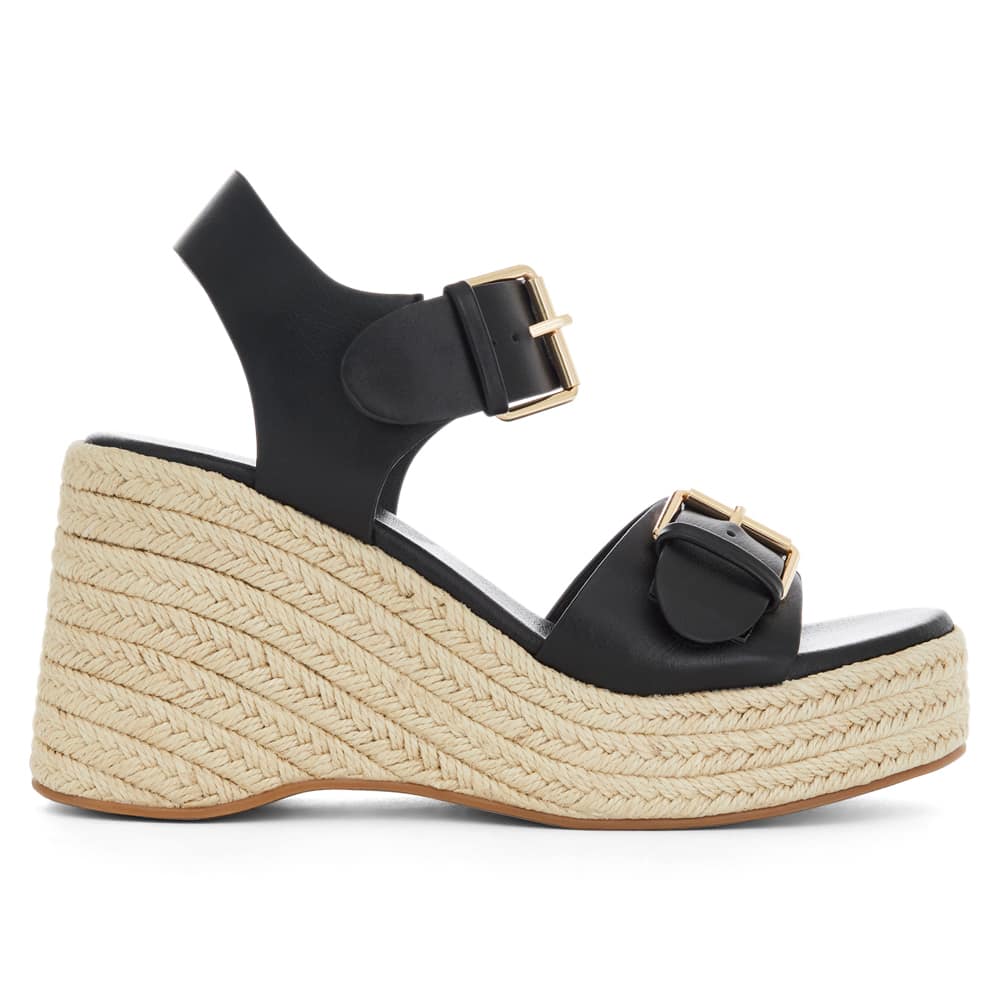 Sardinia Wedge in Black