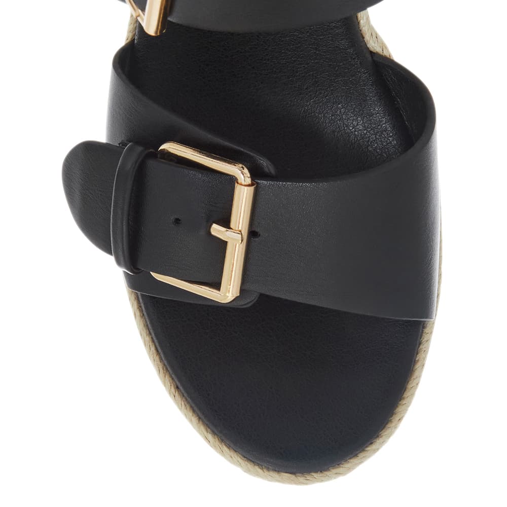 Sardinia Wedge in Black