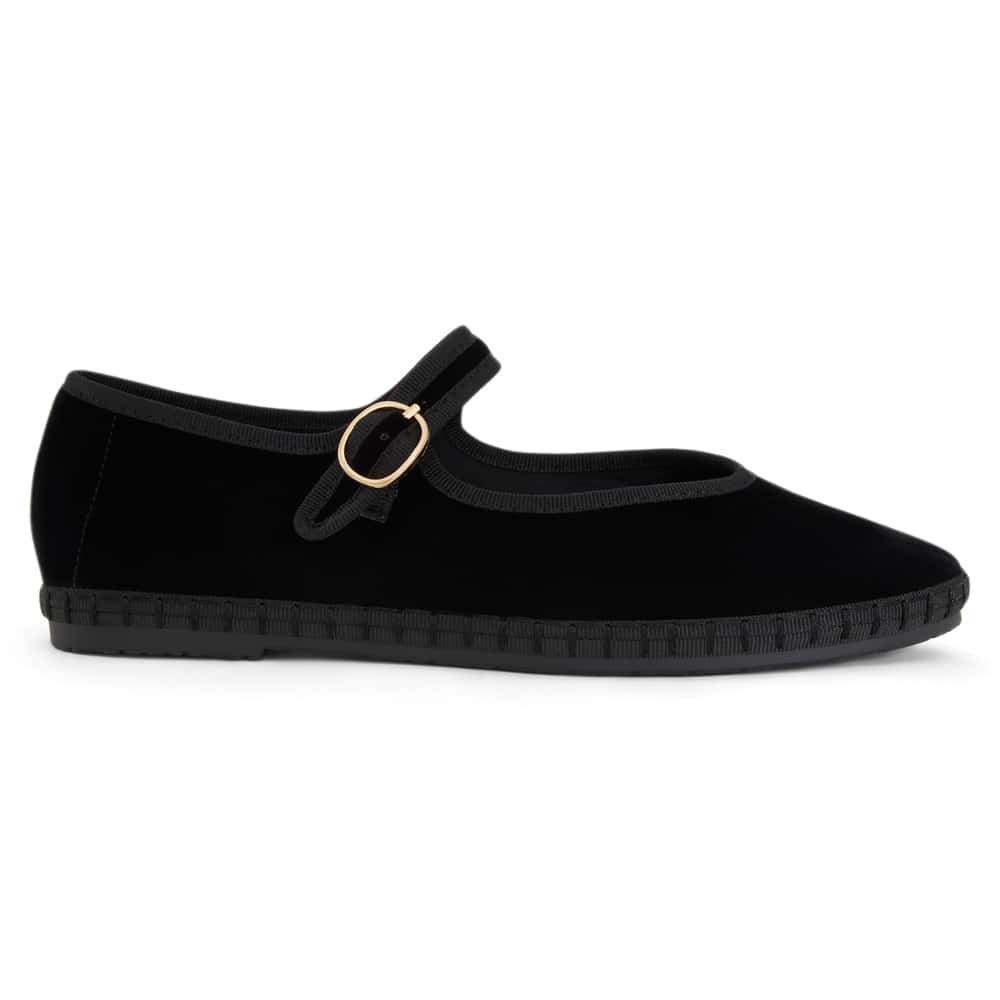 Sarina Ballet Flat in Black