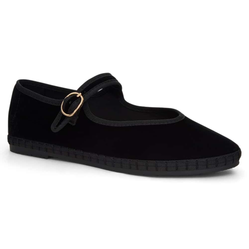 Sarina Ballet Flat in Black