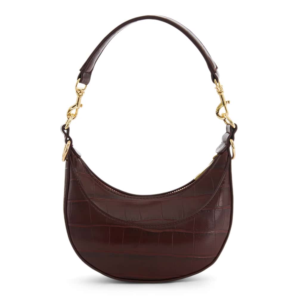 Sherry Handbag in Bordeaux Croc Croc