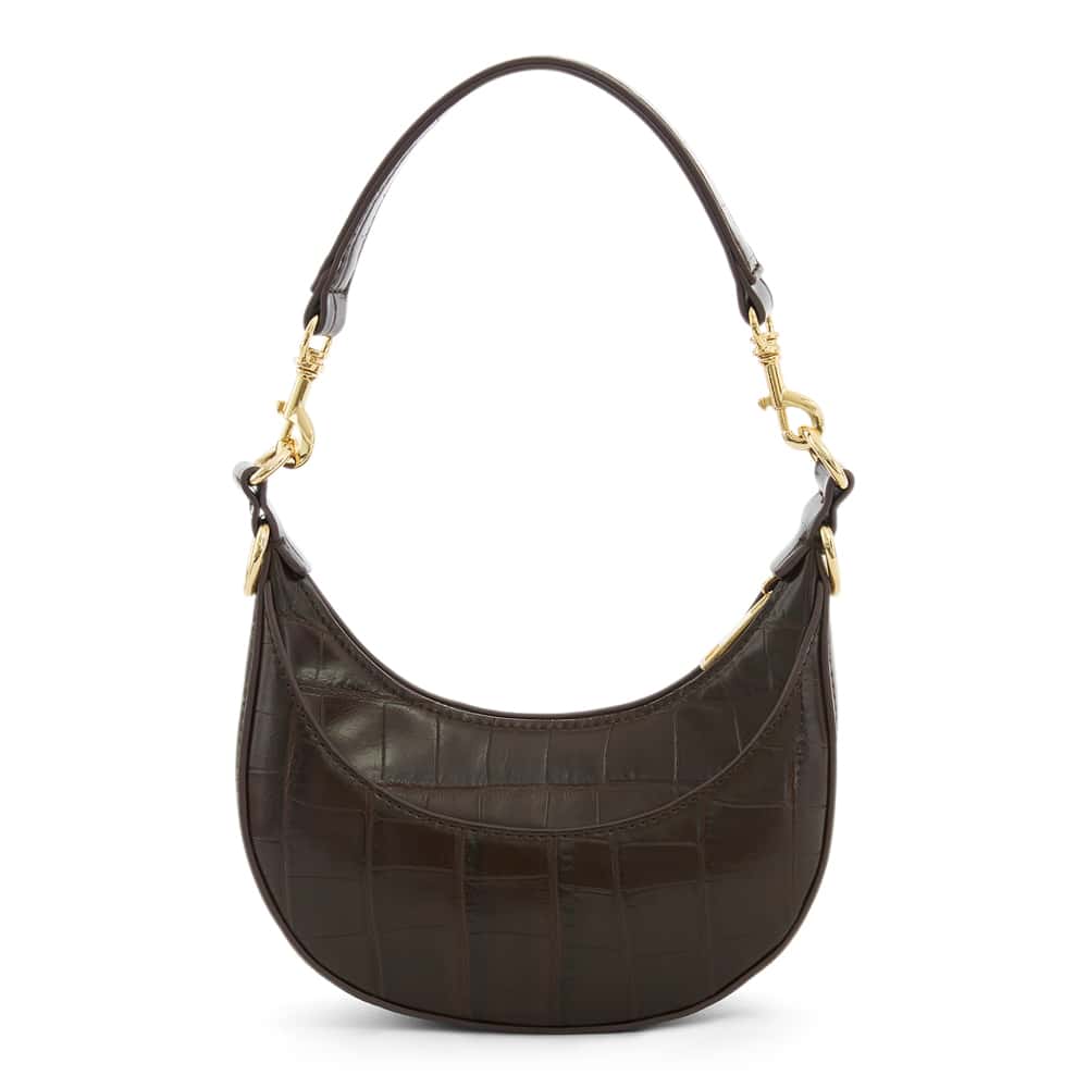 Sherry Handbag in Chocolate Croc Croc