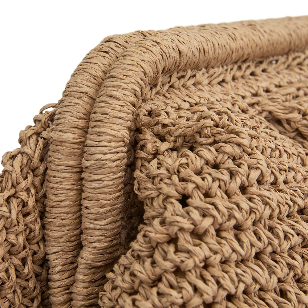 Soleil Handbag in Natural Raffia Raffia